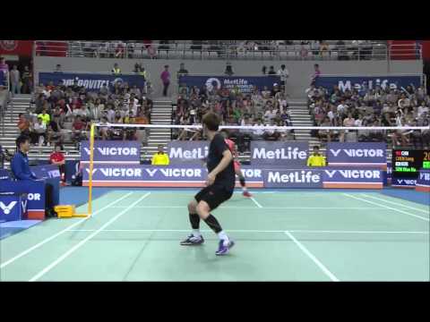 Victor Korea Open 2015 | Badminton QF M1-MS | Chen Long vs Son Wan Ho