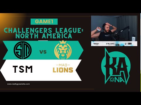Sen Tarik Reaction TSM Vs  MAD Lions Game1 Full Match #valorant #tsm #madlions #corey #bestplayer