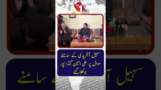علی امین گنڈا پور سہیل آفریدی سے متعلق سوال پر ٹھوکر کھا گئے۔