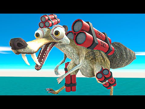 DYNAMITE SCRAT VS MONSTERS - Animal Revolt Battle Simulator