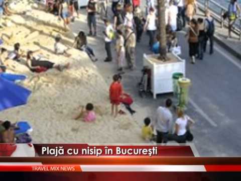 Plajă cu nisip, în capitală – VIDEO