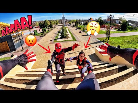 I ESCAPE THE ANGRY PARENTS 2 (Action ParkourPOV Chase) #spiderman #parkour #funny #viral #pov