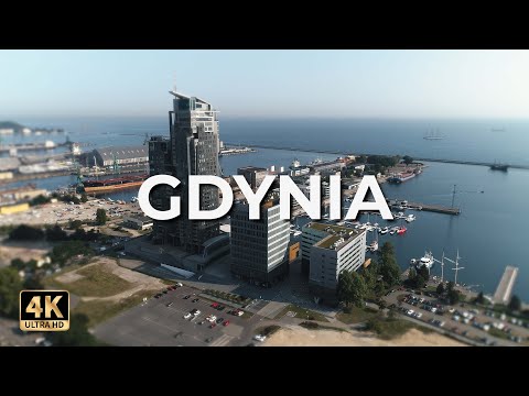 Gdynia from a drone | Gdynia from the bird's eye view | Cinematic | Poland [4k]