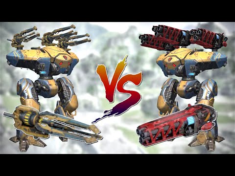 [WR] NEW Titan Weapon STRIKER VS Gendarme - Comparison | Sharanga Gameplay | War Robots Test Server