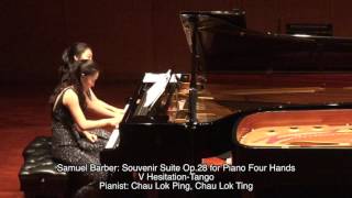 Samuel Barber: Souvenir Suite Op.28 for Piano Four Hands