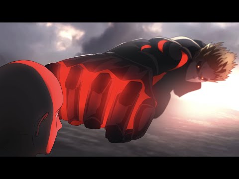 Saitama vs Genos. One Punch Man Chapter 186 Fan Animation