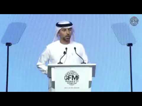 Minister Suhail Al Mazrouei delivers the key note speech in GFMF2018