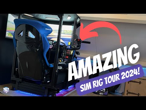 My AMAZING Sim Rig Tour! Best Sim Racing Cockpit 2024 [SimRacingHub.nl]