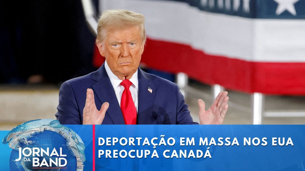 Promessa de deportação em massa de Trump preocupa Canadá | Jornal da Band