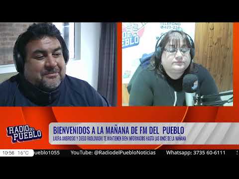 BIENVENIDOS A LA MAÑANA DEL PUEBLO 105.5 DESDE VILLA ANGELA CHACO
