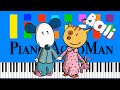 Bali Theme Song Slow EASY Medium 4K Piano Tutorial