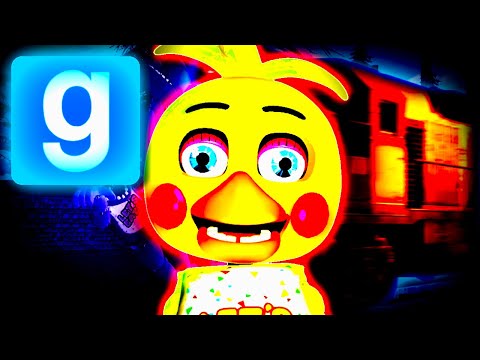 GMod FNaF | Train Smashes Ragdolls in New Destruction Map