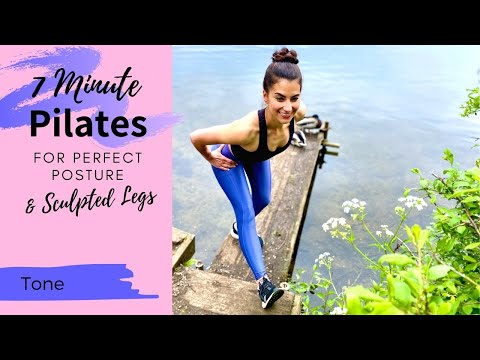 7 Minutes Standing Pilates Sequence for Perfect Posture & Sculpted Legs