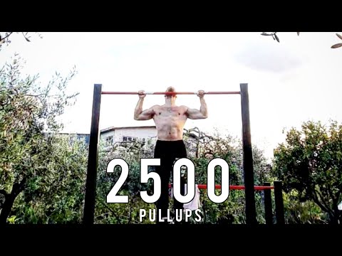 2500 PULLUPS/TRAZIONI in 4.30hrs/250 sets