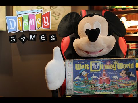 How to Play Disney Board Game - Walt Disney World Magic Kingdom 1972