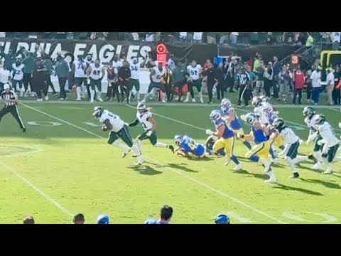 INSANE ENDING Philadelphia Eagles v LA Rams | Blocked Field Goal & Touchdown