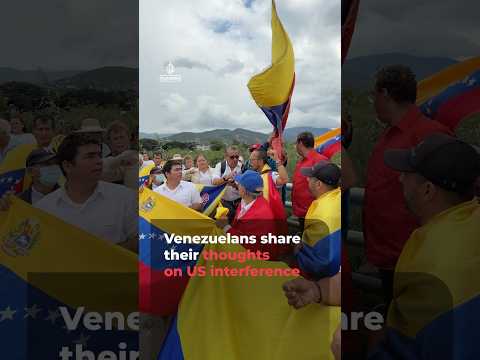 Venezuelans share their opinions on US interference
