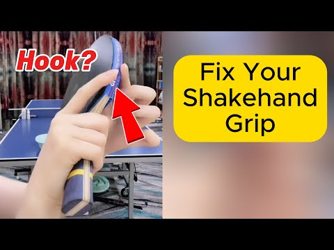 How to Perfect Your Shakehand Grip (2 Simple Tricks)