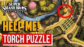 Super Smash Bros Ultimate : How to Solve Owl Puzzle (Torchlight Reveals the Hour)