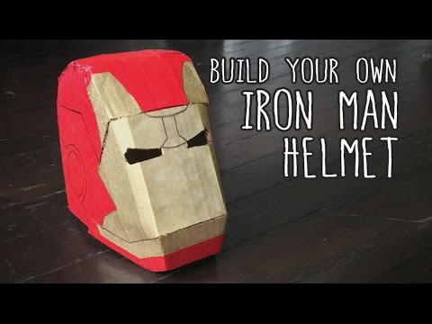 DIY Cardboard Iron Man Helmet