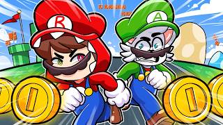 UN DIA COMO MARIO BROS EN MINECRAFT