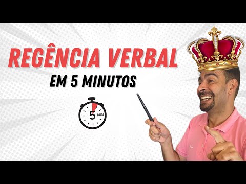 REGÊNCIA VERBAL para concurso público em 5 minutos