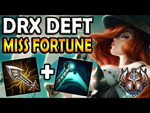 Deft MISS FORTUNE vs ASHE [ ADC ] Patch 10.18 Korea Challenger ✔️