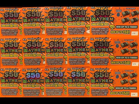 $10 OF $50 MAYHEM WIN? (COLORADO LOTTERY)