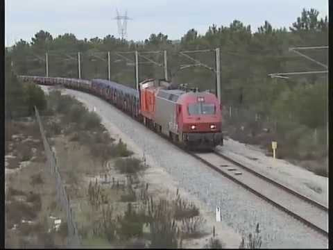 CP 5630 & 1400's com Comboios Siderúrgicos no Ramal da Siderurgia e Penalva - 10 Jan 2017