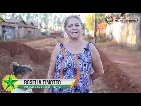 Inicio Pavimentação no Bairro Mayra