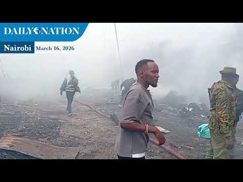 Fire breaks out at Toi Market in Kibra, Nairobi