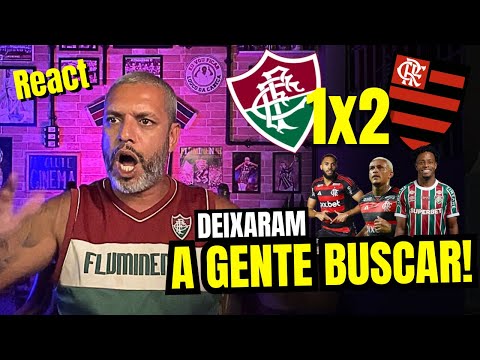 React melhores momentos Fluminense 1x2 Flamengo | zurubu sai na frente mas deixa o Flu vivo!