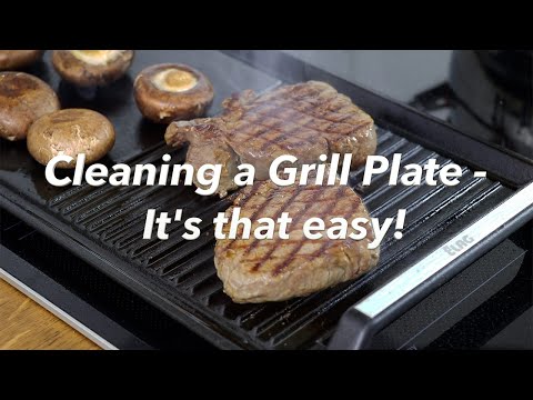Cleaning a Cast Iron Grill Plate / Griddle | It's that EASY!