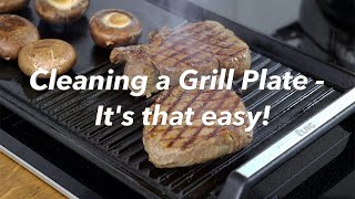 Cleaning a Cast Iron Grill Plate / Griddle | It