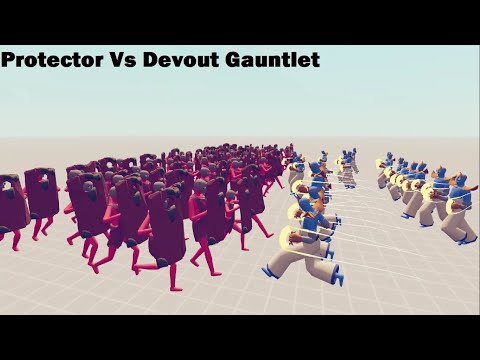 TABS 80v20 Protector Vs Devout Gauntlet-Totally Accurate Battle Simulator