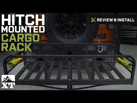 Jeep Wrangler Hitch Mounted Cargo Rack XL (1987-2016 YJ, TJ & JK) Review & Install