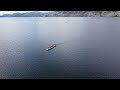 Rowing team on Skaha Lake near Penticton, BC