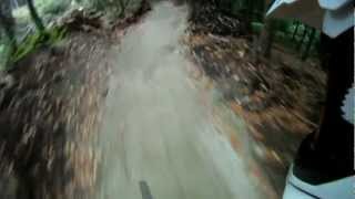 preview picture of video 'Bikepark Geißkopf Bischofsmais Flow Country Trail 2012 GoPro Hero HD'