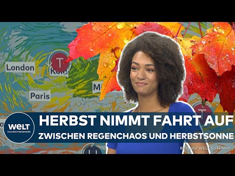 WETTER IN DEUTSCHLAND: Unbeständiges Herbstwetter! Tief Dagma bringt Regen und Kälte