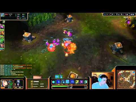 xPeke plays Ahri vs Orianna mid lane