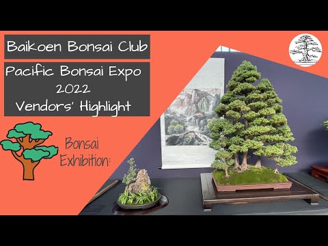Vendors Area of the Pacific Bonsai Expo 2022 - Bonsai Exhibition - Baikoen Bonsai Club