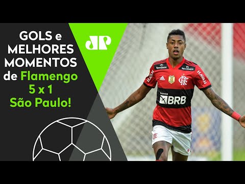 GOLAÇO FO**, TRETA e MASSACRE! FLAMENGO 5 X 1 SÃO PAULO | MELHORES MOMENTOS | BRASILEIRÃO 2021