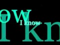Lena Katina (t.A.T.u)~ I know [Lyrics] 