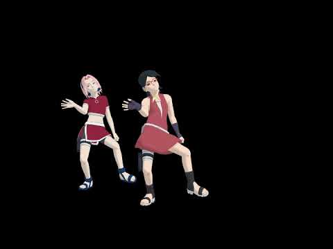 Money Lisa [NARUTO MMD] SAKURA*SARADA