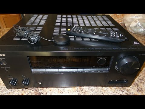 Onkyo TX-NR686 7.2-Ch WiFi Hi-Res 4K UHD Network AV Dolby Atmos Receiver w/ Remote, set up microphone, AM & FM Antennas image 10
