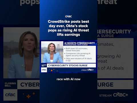 CrowdStrike posts best day ever, Okta's stock pops as rising AI threat lifts earnings