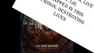 All that remains - Fiat empire (lyrics, text)