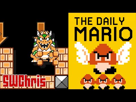 Super Mario Maker - The Daily Mario - Bowser's Fiery Fortress - Ep. 33