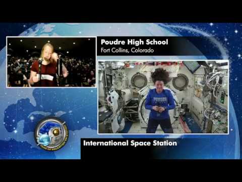 Expedition 56 Education Interview with Poudre High School - September 12, 2018