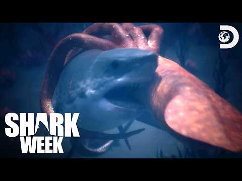 巨齒鯊 vs. 海怪 🦈🦑 鯊魚週 | Discovery (Jaws vs. Sea Monsters 🦈🦑 Shark Week | Discovery)